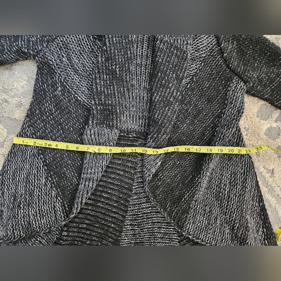 ALBINAAS ALPACA-Black & Gray Peruvian Alpaca Circle Jacket Coat Peplum Style - Picture 11 of 15